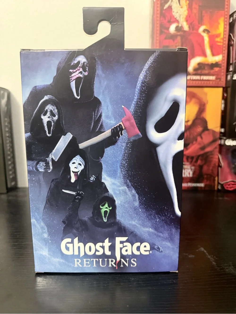 Ghost Face Returns figure- Black with White & Green Mask